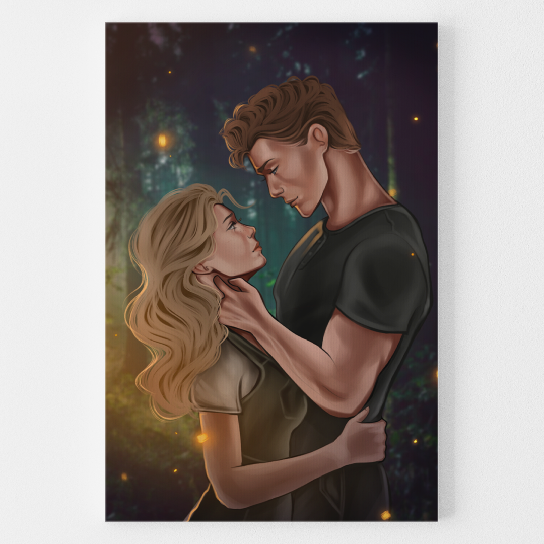 Avery & Caden Fireflies Alpha's Burden Art Print