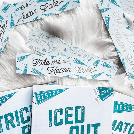 Take Me to Heston Lake Foiled Bookmark