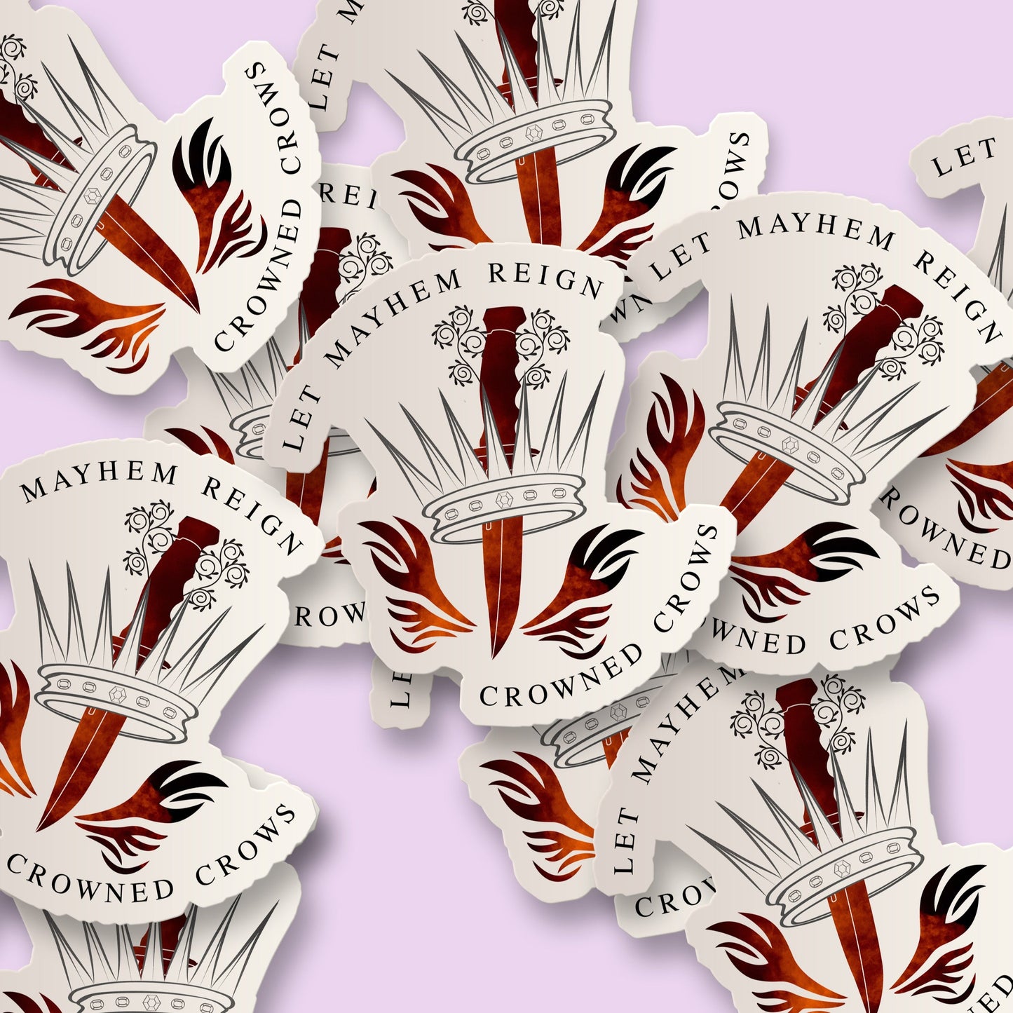 Let Mayhem Reign Sticker