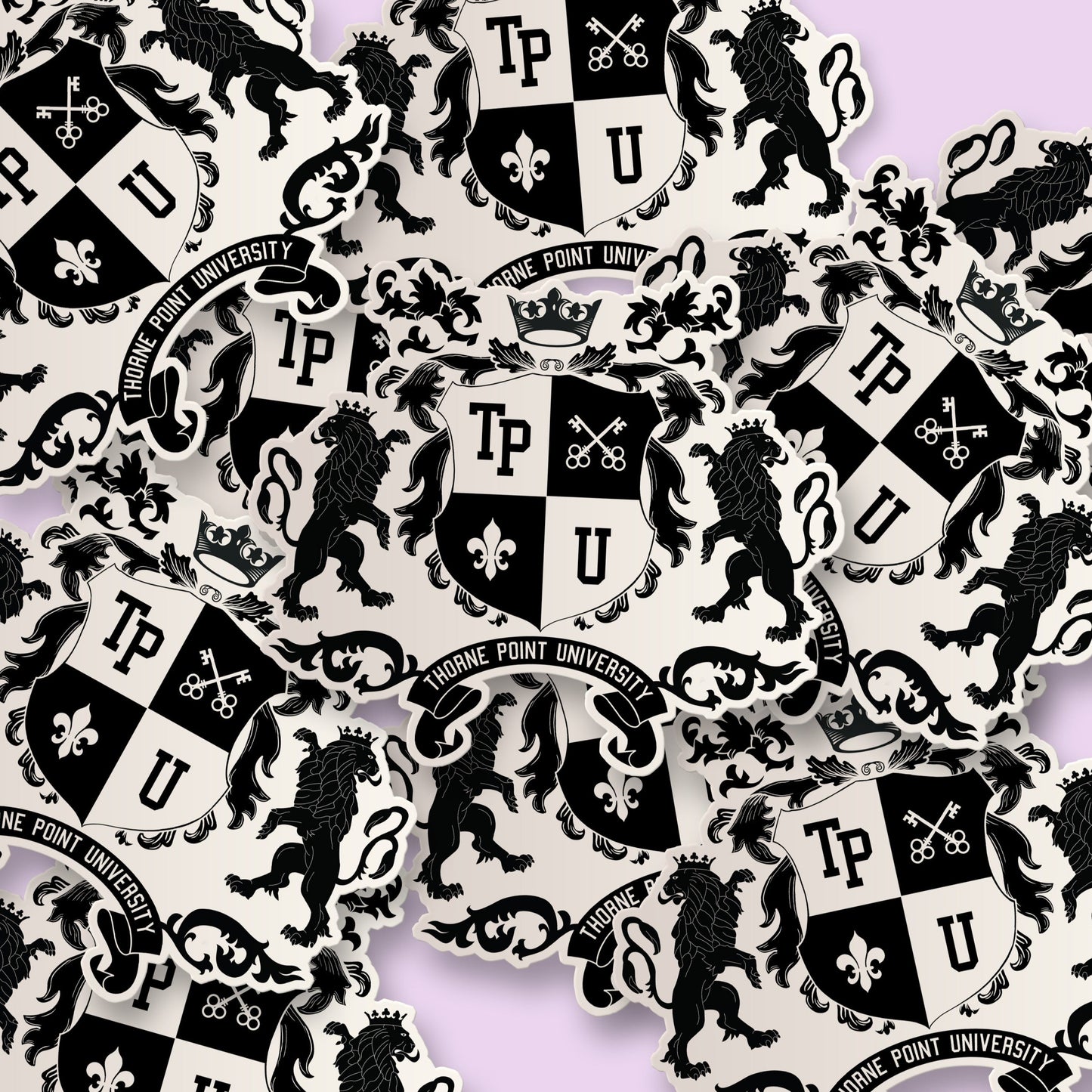 Thorne Point University Crest Sticker