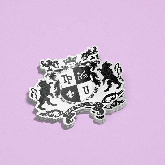 Thorne Point University Crest Sticker
