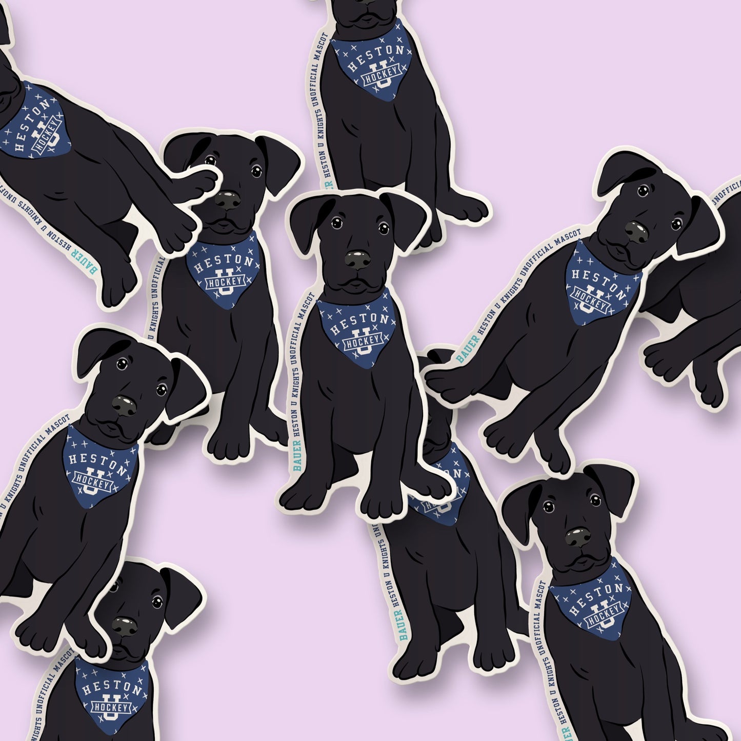 Bauer Heston U Knight's Unofficial Mascot Sticker