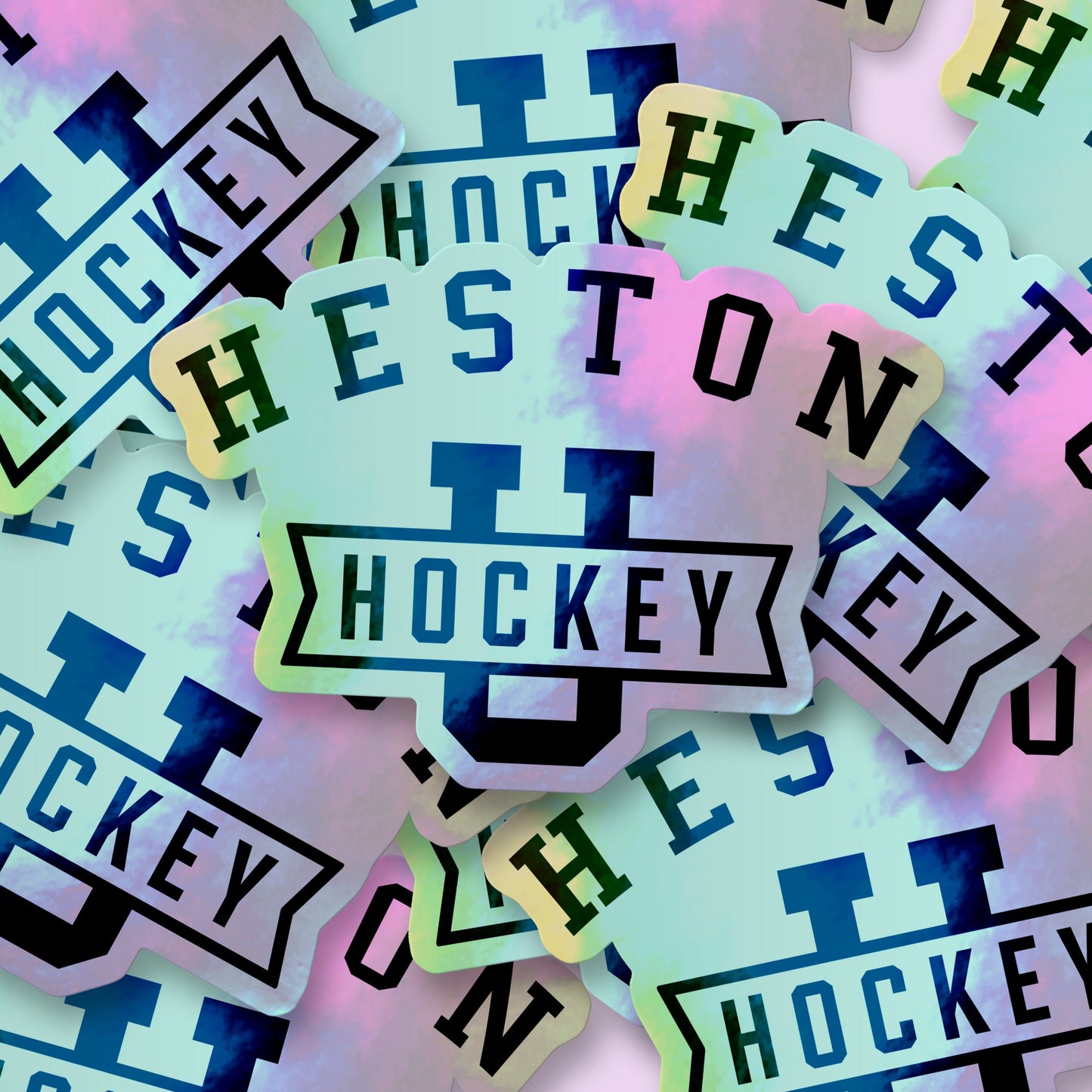 Heston U Hockey Holographic Sticker