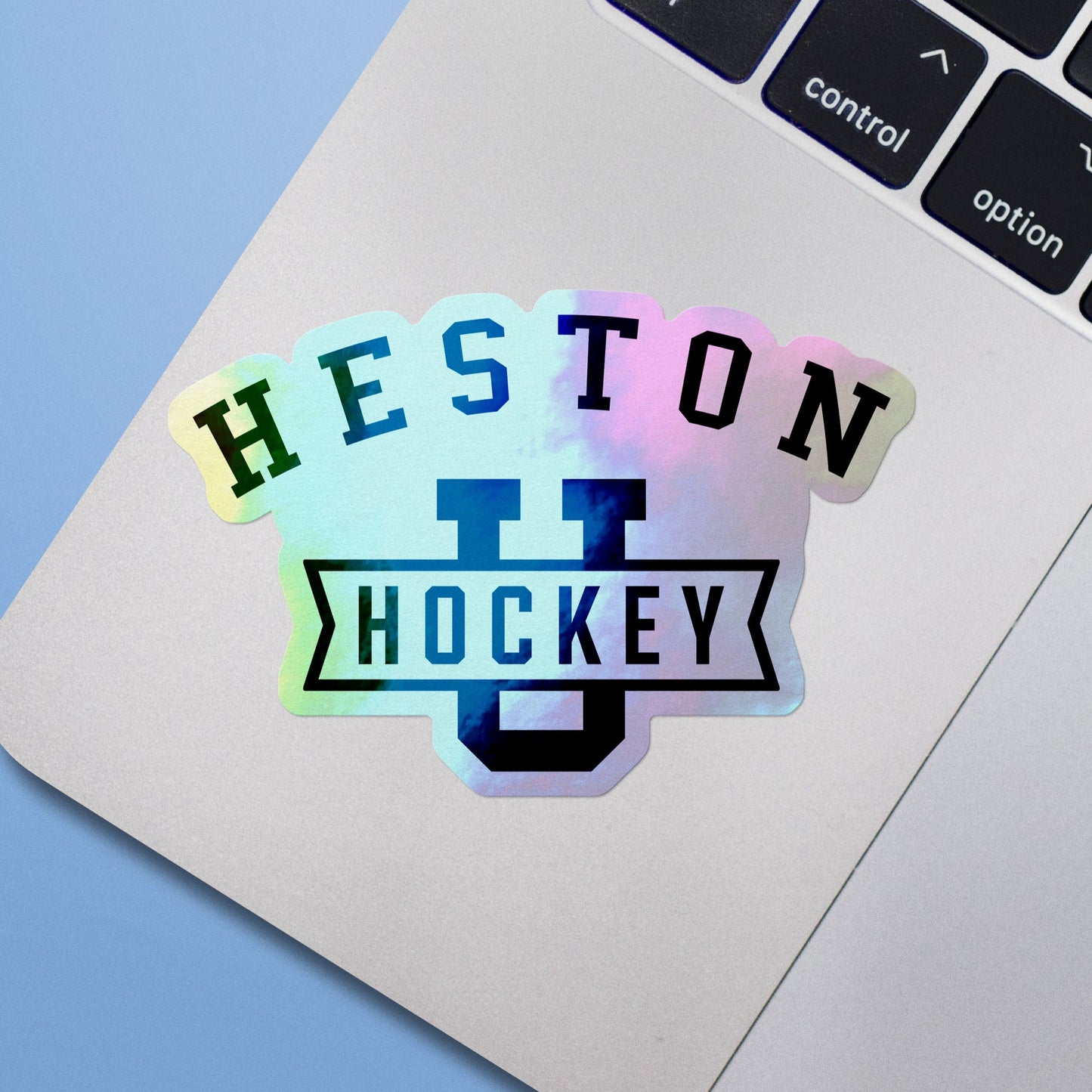 Heston U Hockey Holographic Sticker