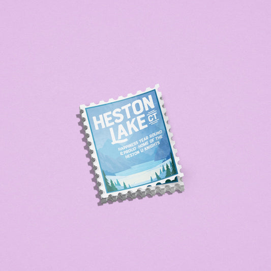Heston Lake Stamp Sticker