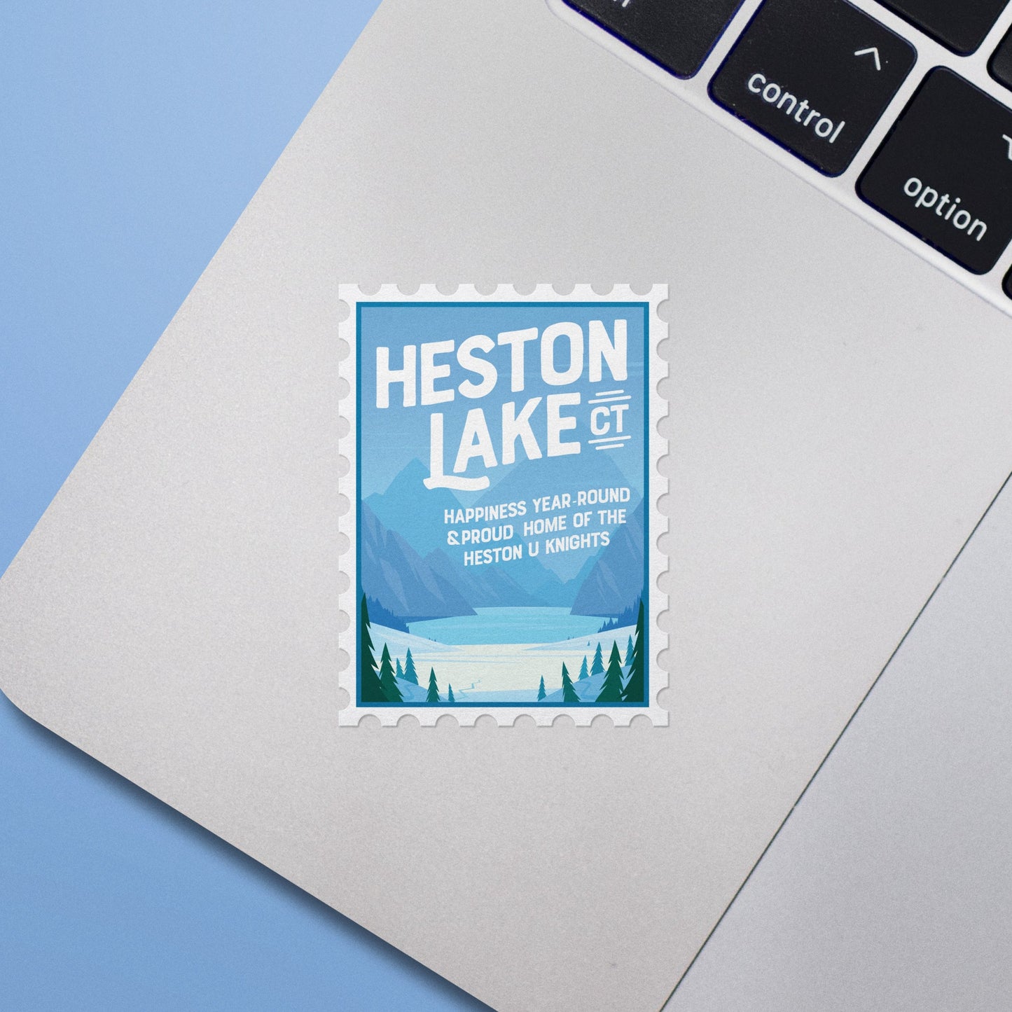 Heston Lake Stamp Sticker