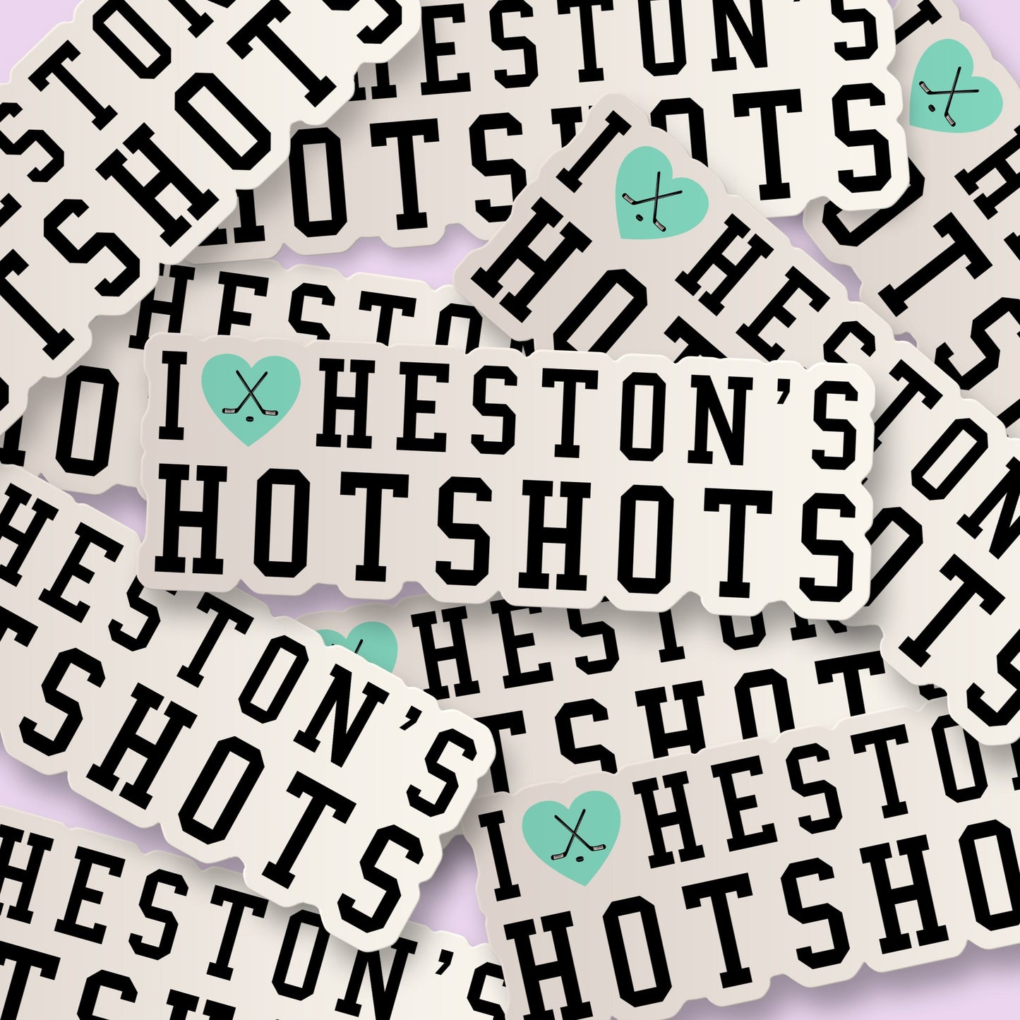 I Heart Heston's Hotshots Sticker