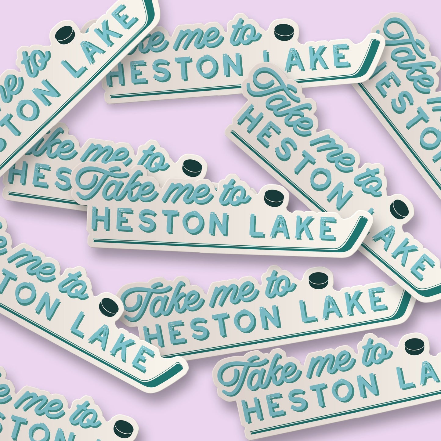 Take Me to Heston Lake Sticker