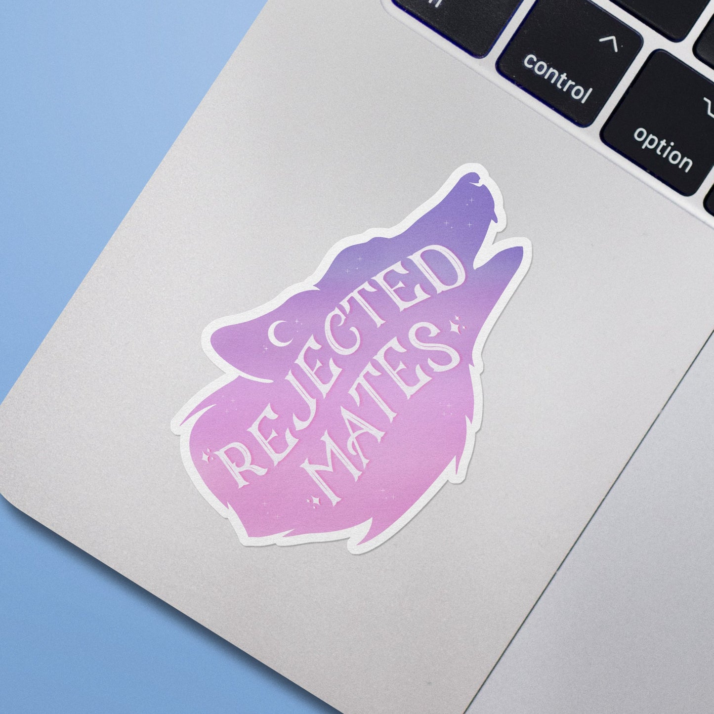 Rejected Mates Wolf Silhouette Sticker