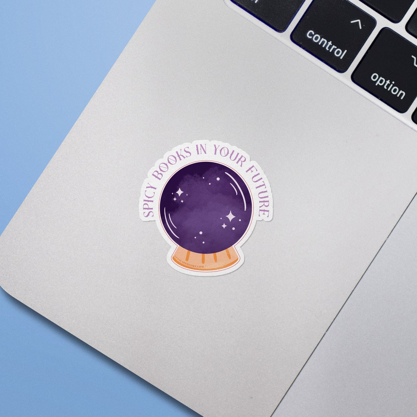 Spicy Books in Your Future Crystal Ball Sticker