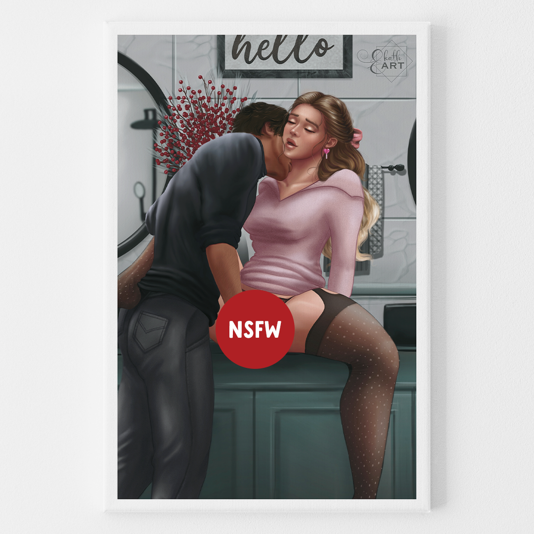 NSFW Matching All the Way Sweater Dress Smut Art Print