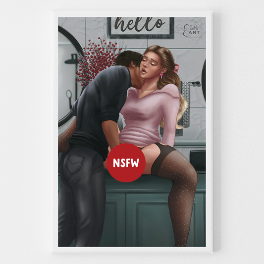 NSFW Matching All the Way Sweater Dress Smut Art Print