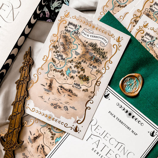 Rejecting Fates Pack Territories Map Art Print