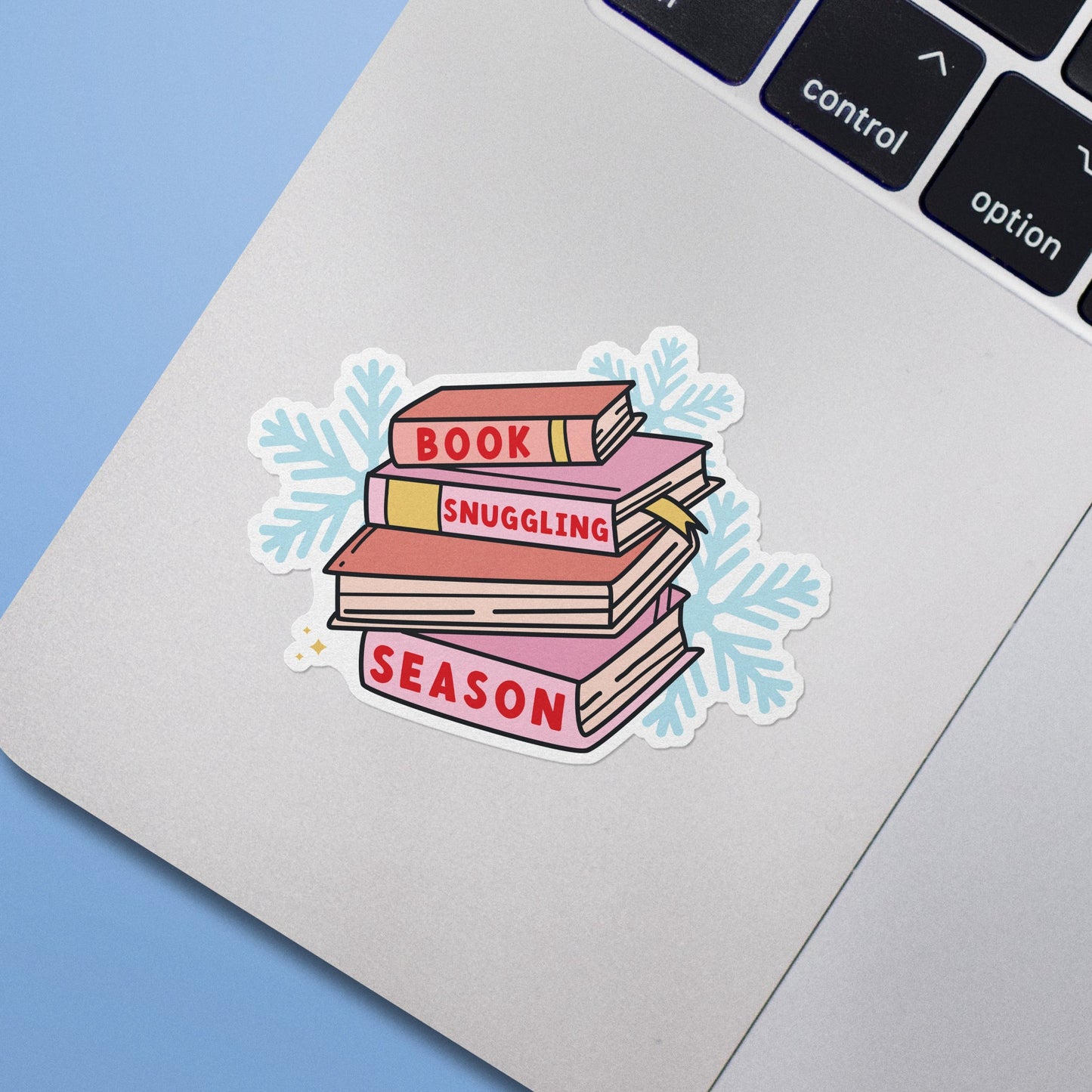Book Snuggling Season Sticker