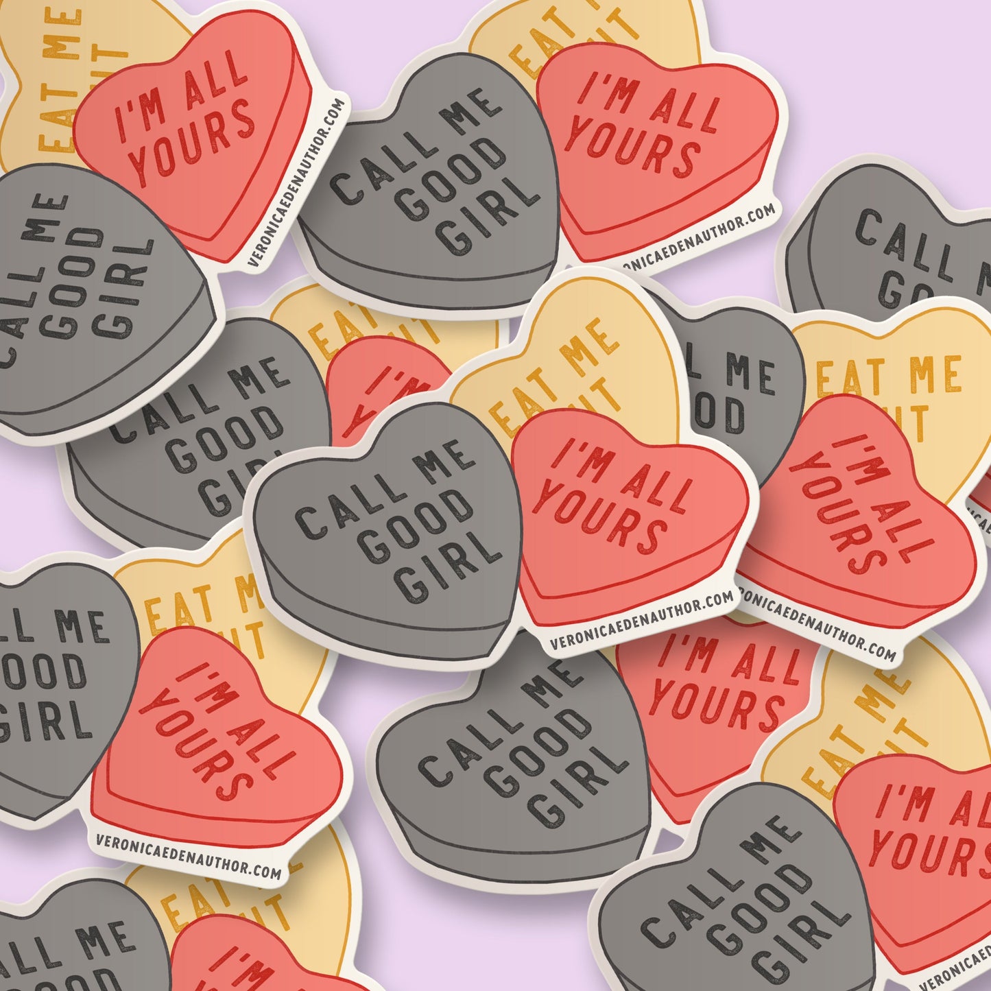 Good Girl Candy Hearts Sticker