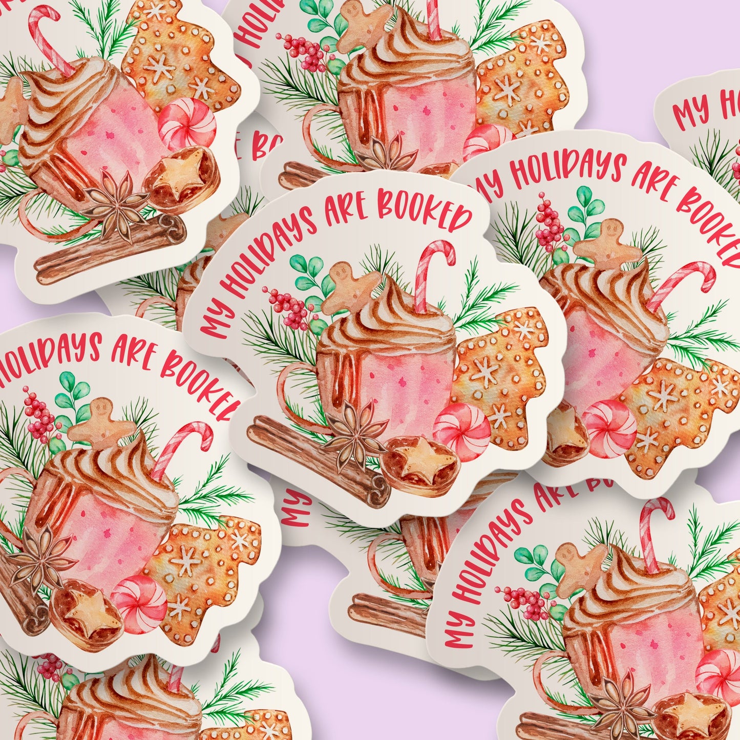 My Holidays Are Booked Sticker