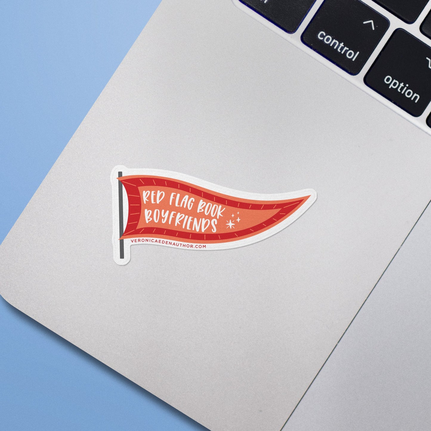 Red Flag Book Boyfriends Sticker