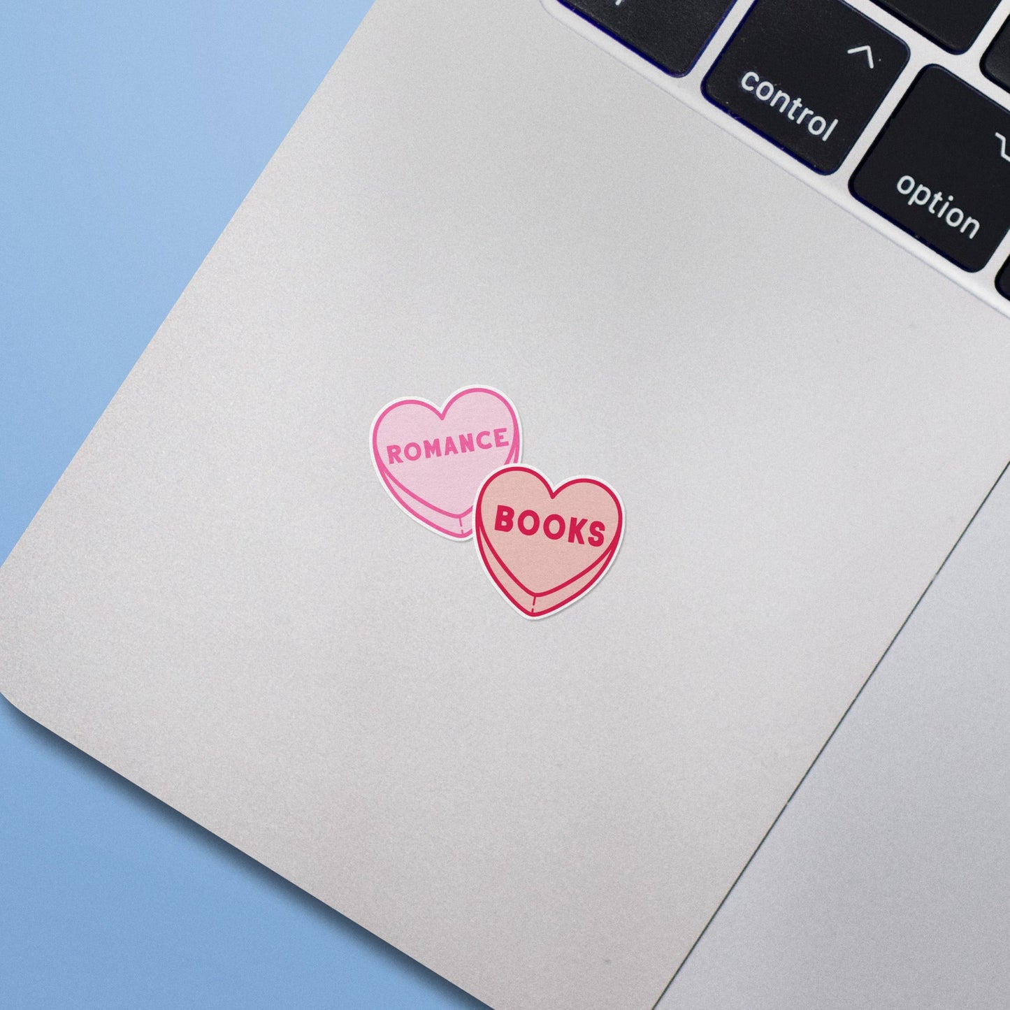 Romance Books Candy Hearts Mini Sticker