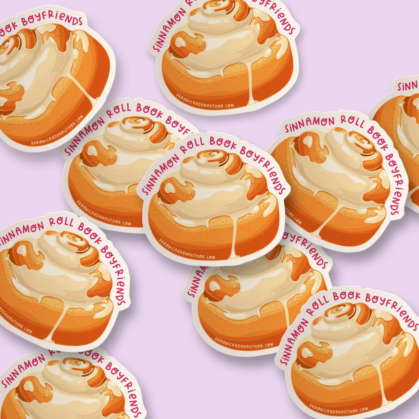 Sinnamon Roll Book Boyfriends Sticker