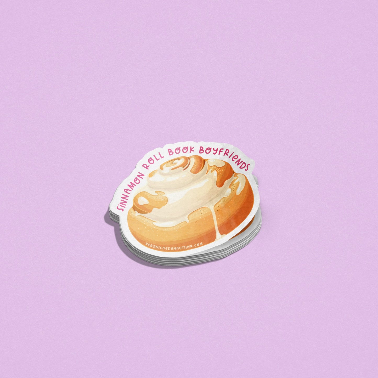 Sinnamon Roll Book Boyfriends Sticker