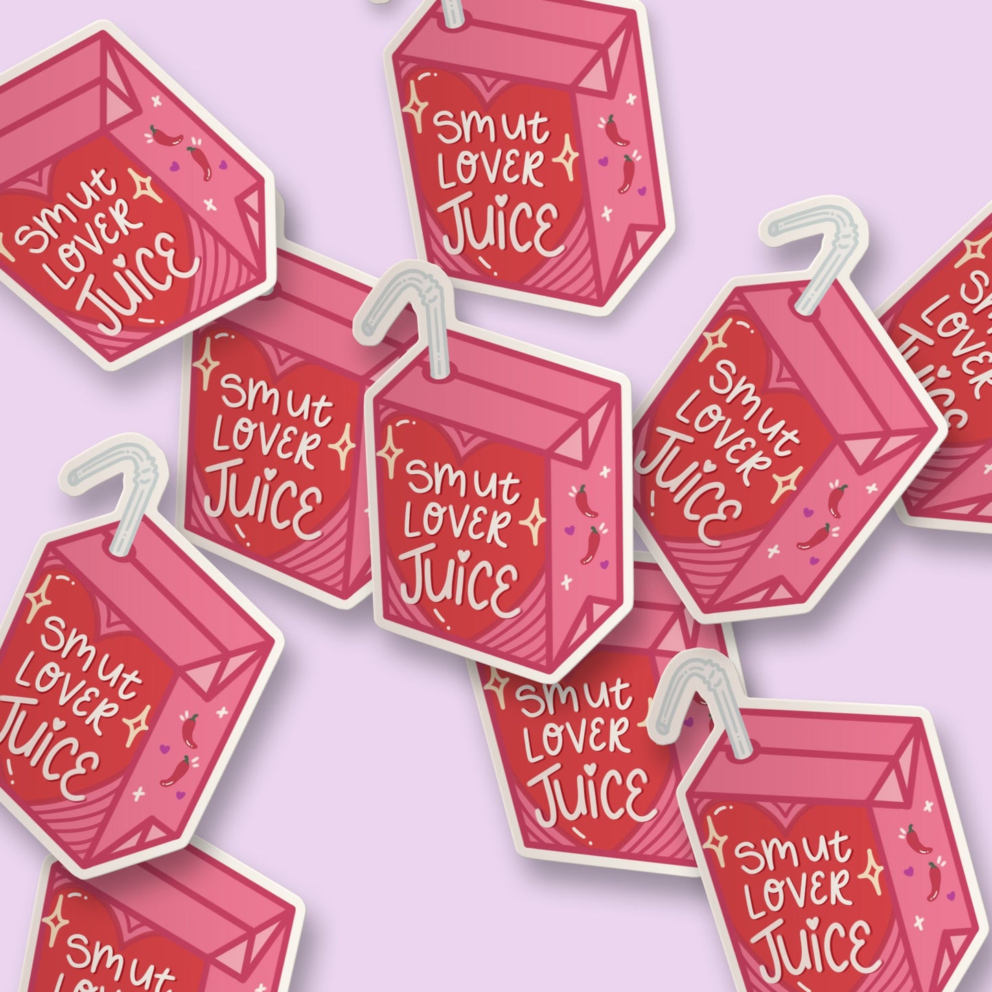 Smut Lover Juice Box Sticker