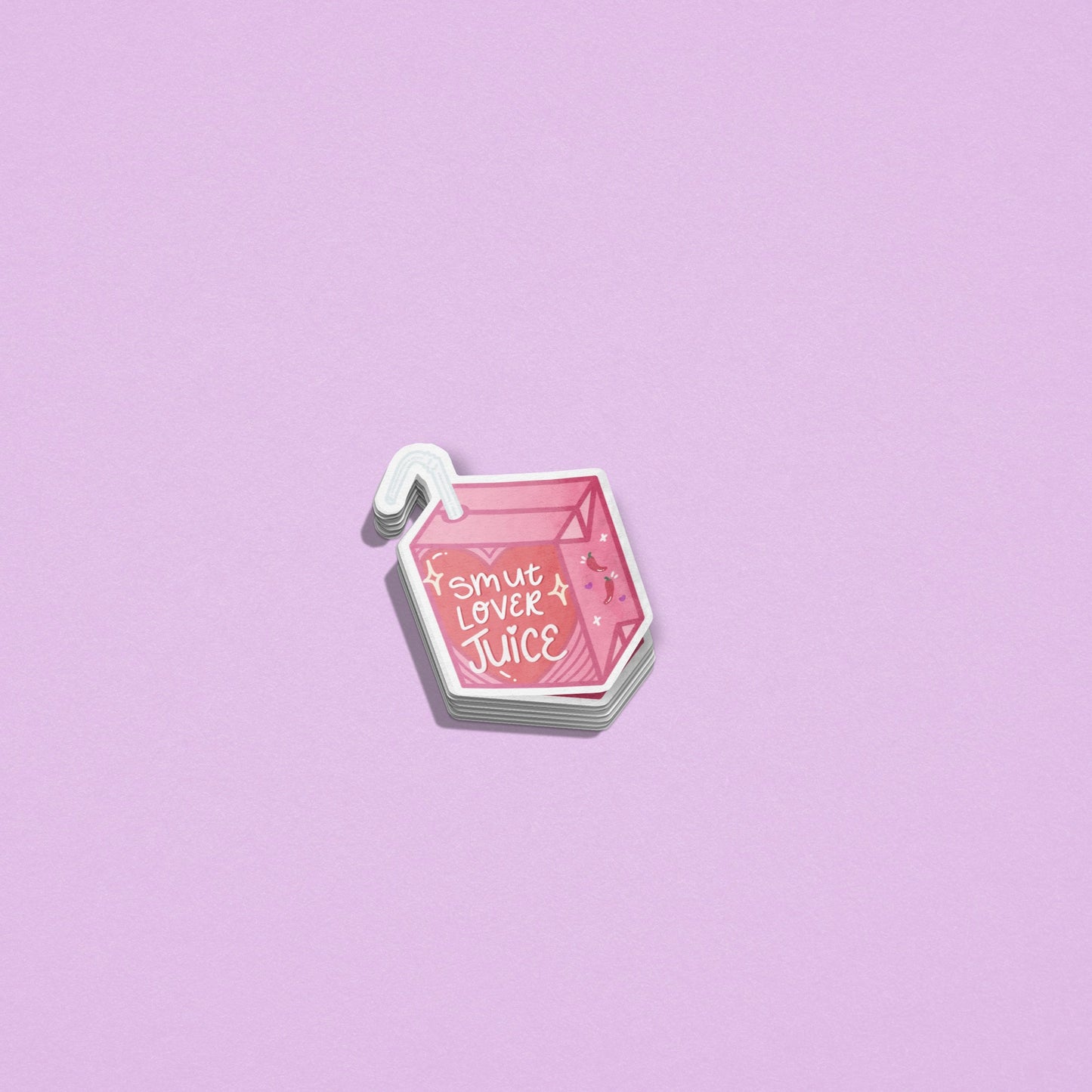 Smut Lover Juice Box Sticker