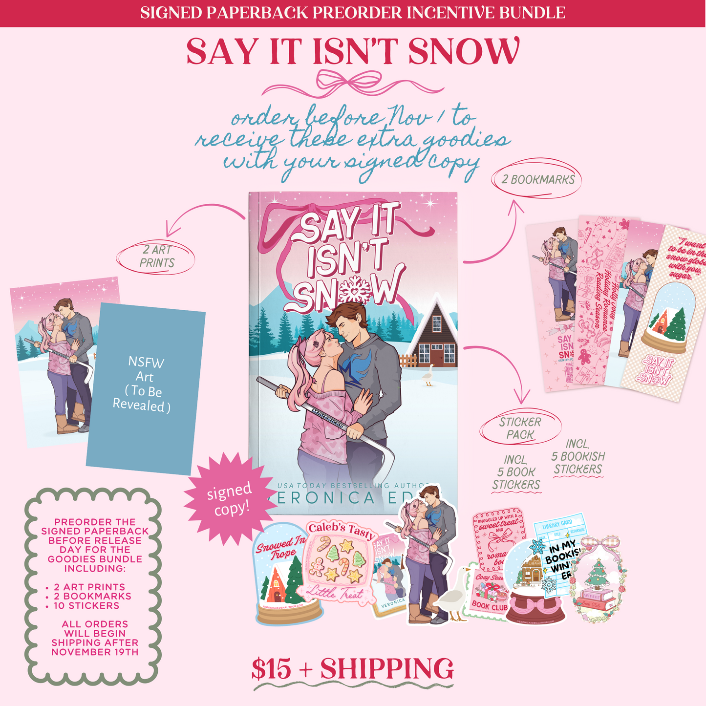 Say It Isn't Snow Signed Paperback PREORDER
