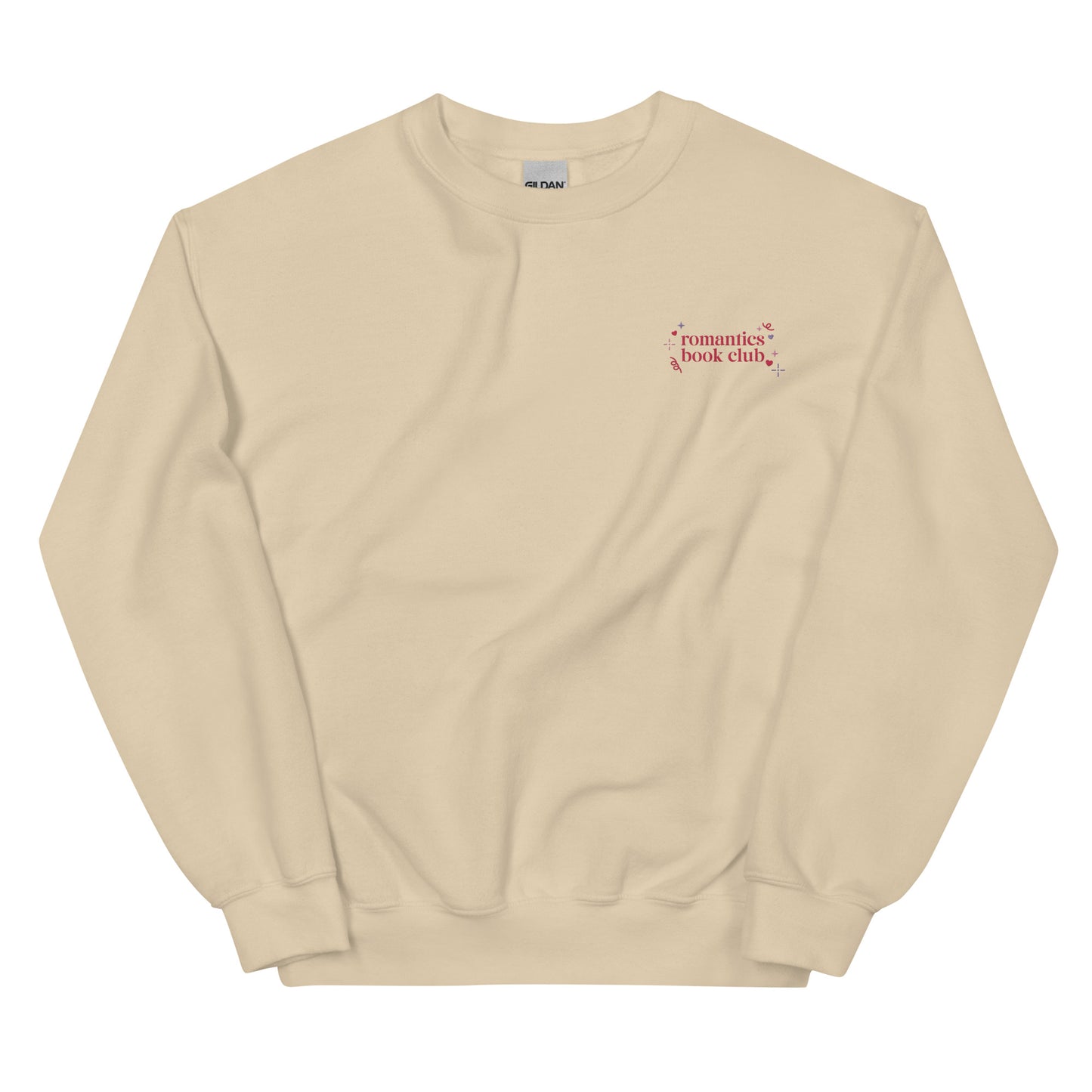 Romantics Book Club Embroidered Crewneck