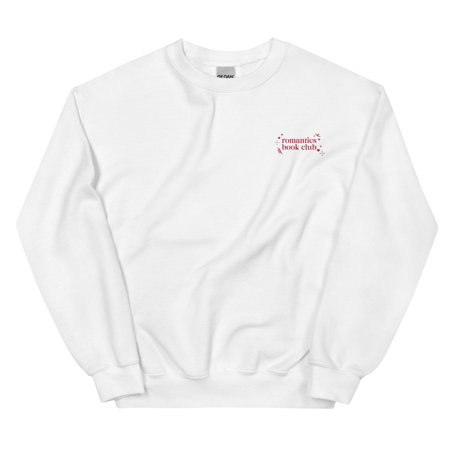 Romantics Book Club Embroidered Crewneck