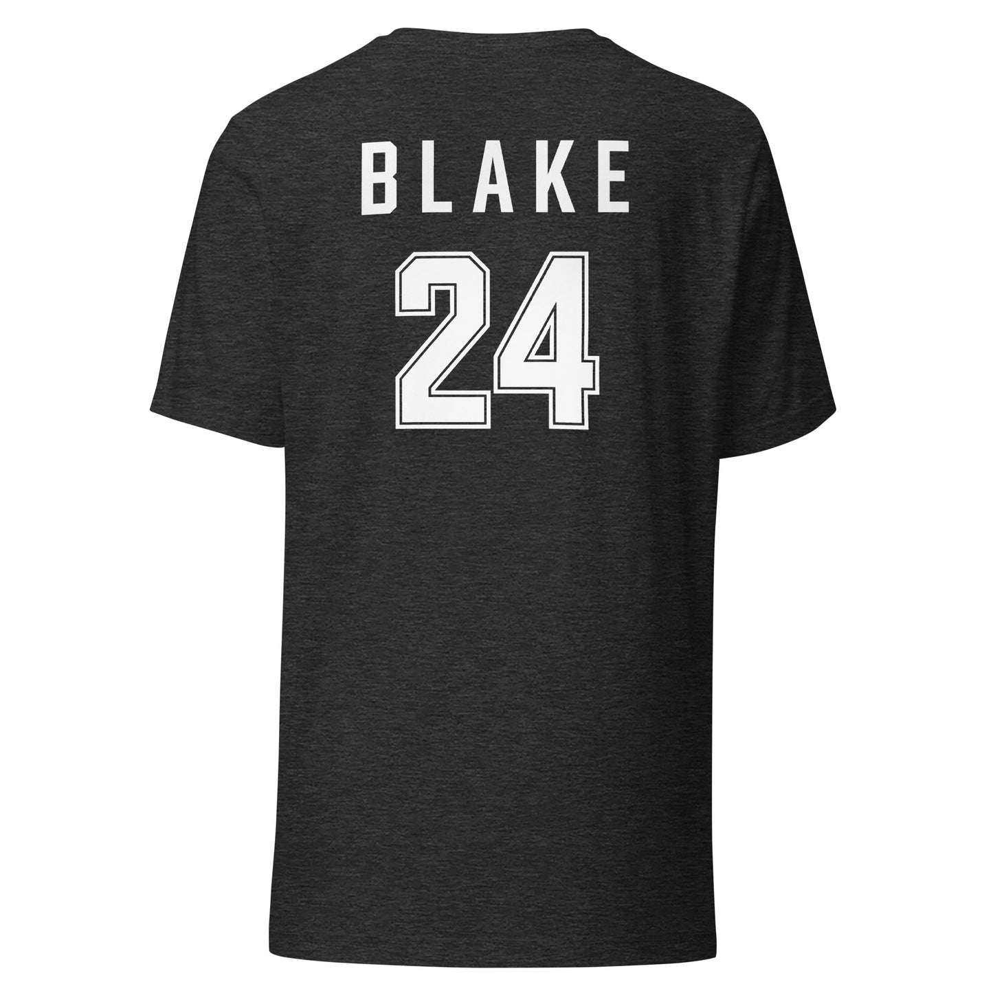 Blake #24 Heston U Hockey T-Shirt (Light on Dark)