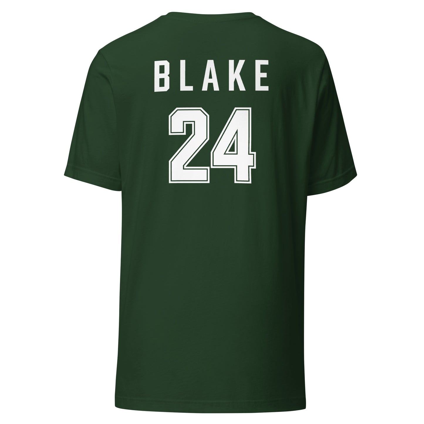 Blake #24 Heston U Hockey T-Shirt (Light on Dark)