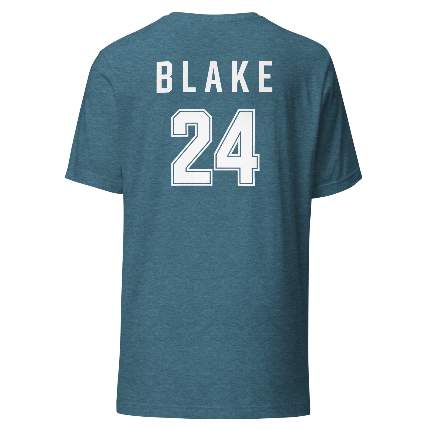 Blake #24 Heston U Hockey T-Shirt (Light on Dark)