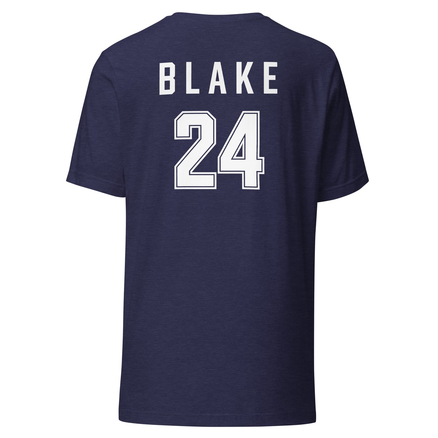 Blake #24 Heston U Hockey T-Shirt (Light on Dark)