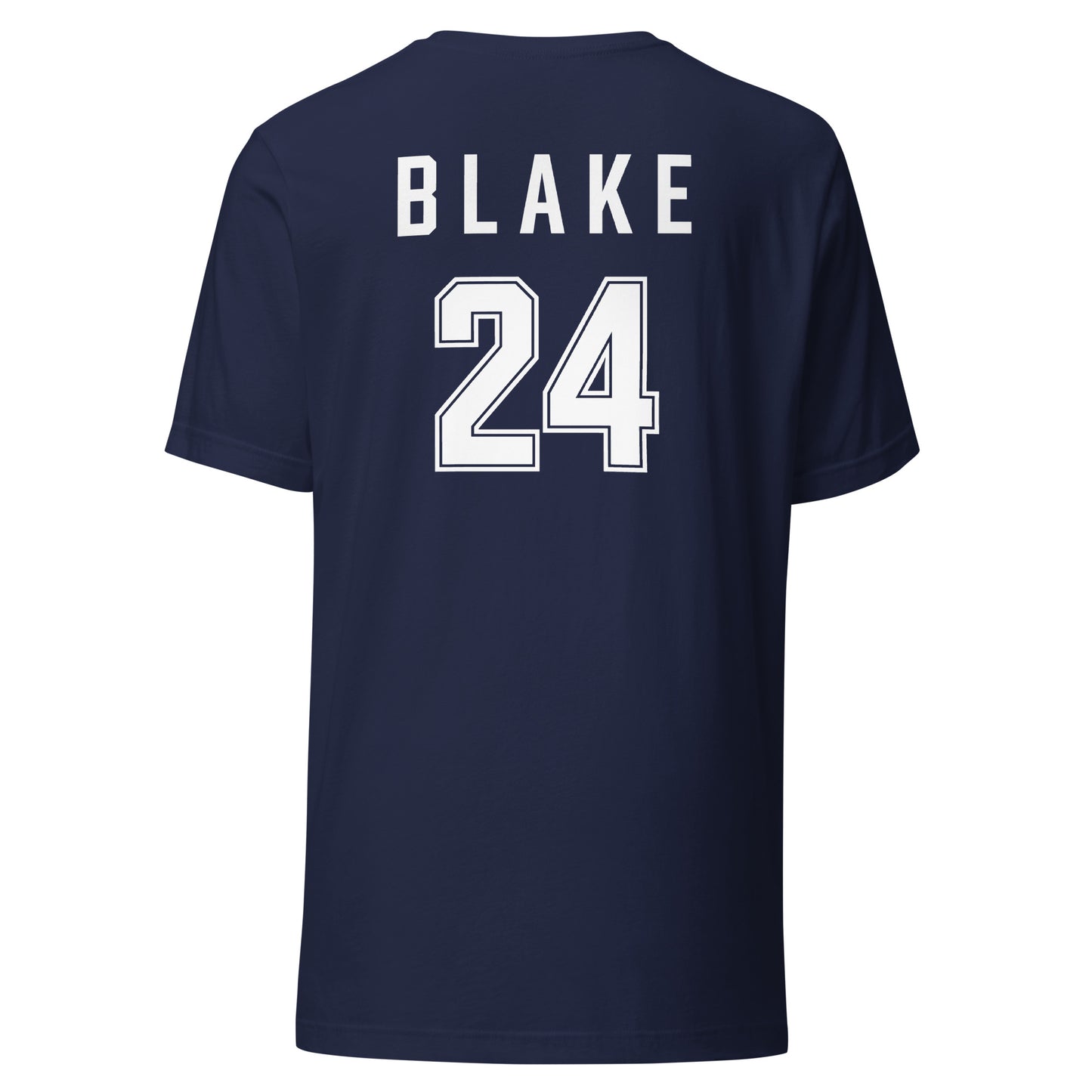 Blake #24 Heston U Hockey T-Shirt (Light on Dark)