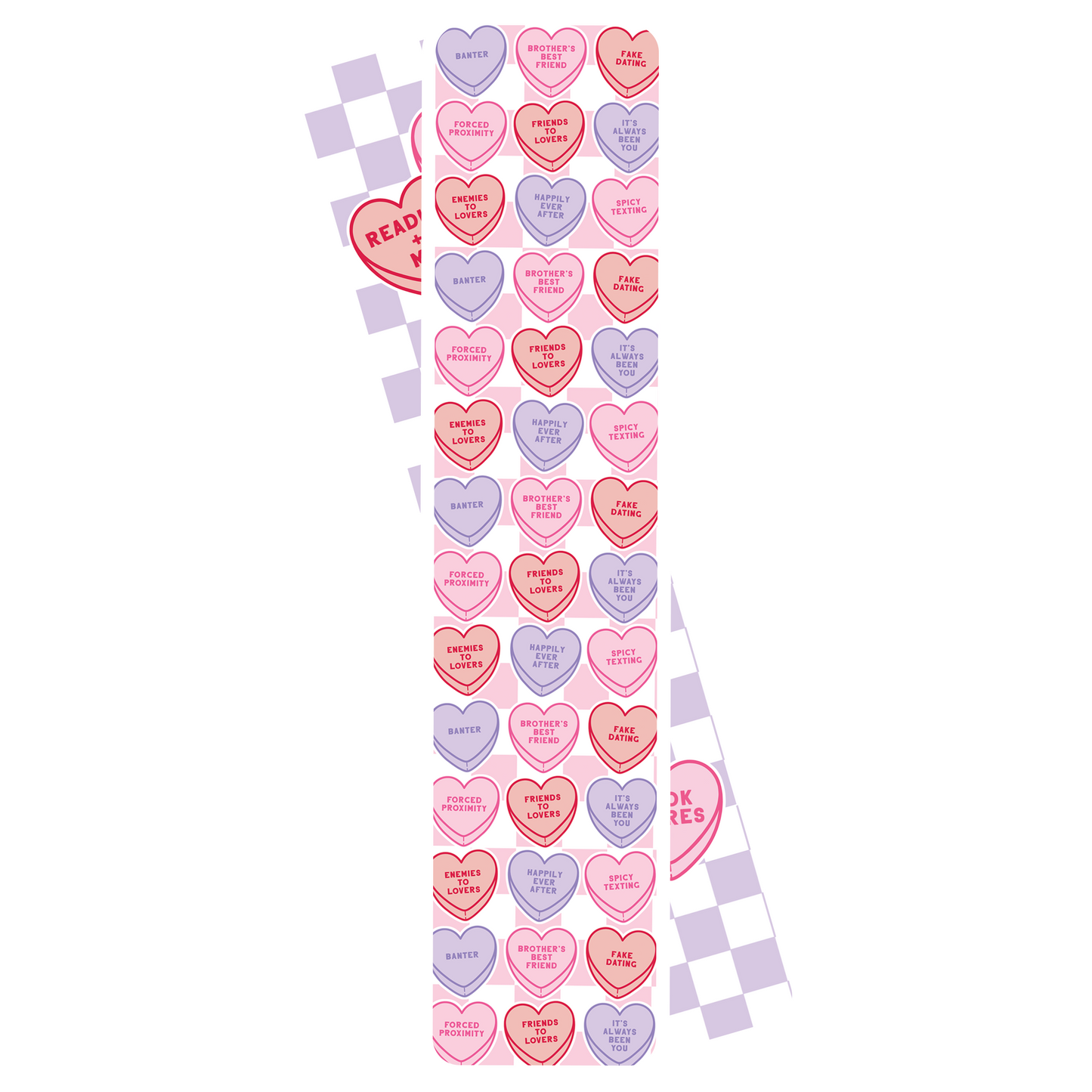 Candy Heart Tropes Bookmarks