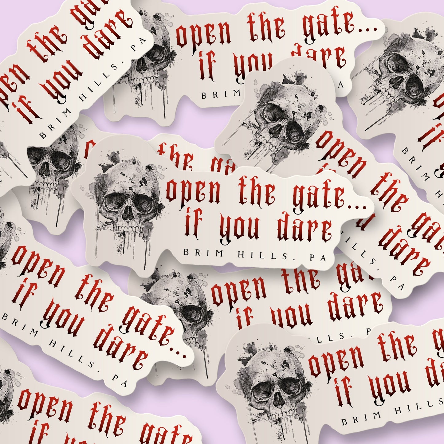 Open the Gate if You Dare Sticker