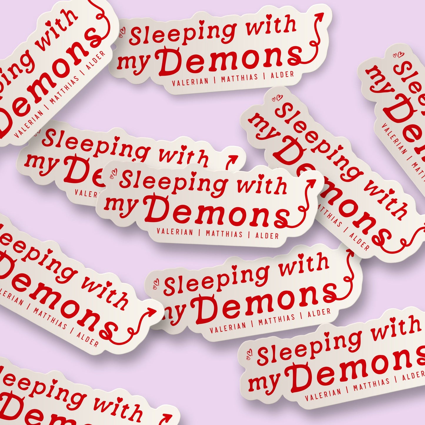 Sleeping with my Demons Sticker