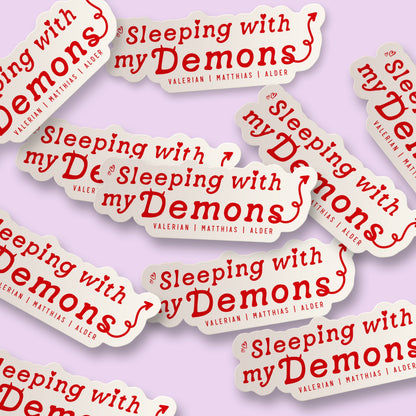 Sleeping with my Demons Sticker