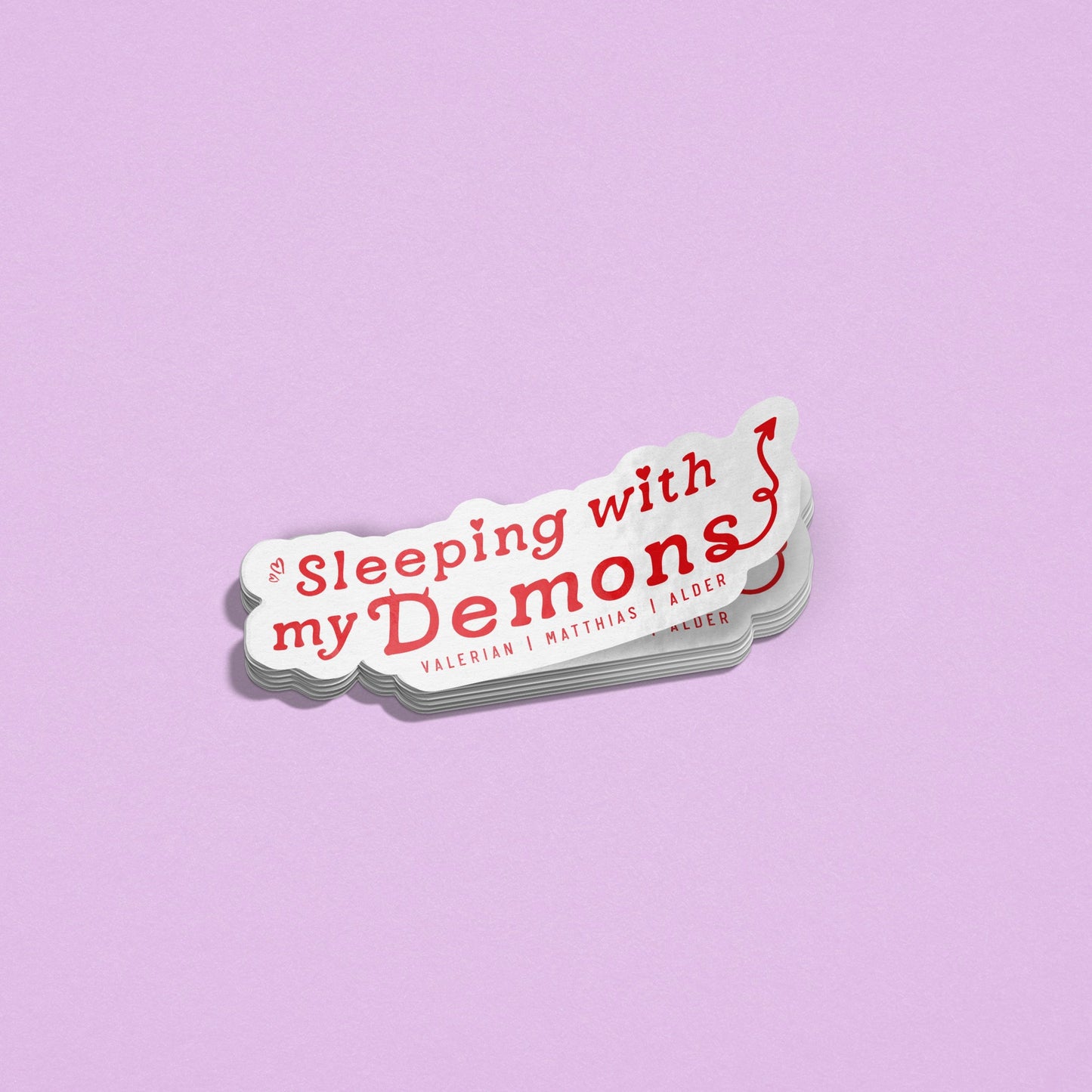 Sleeping with my Demons Sticker