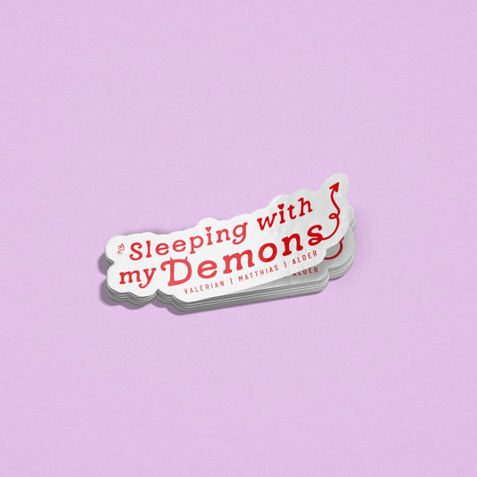 Sleeping with my Demons Sticker