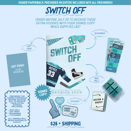 Switch Off Signed Paperback PREORDER