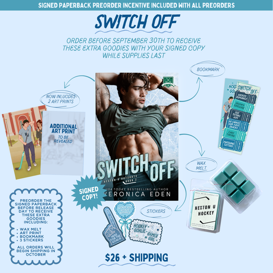 Switch Off Model Edition Signed Paperback PREORDER