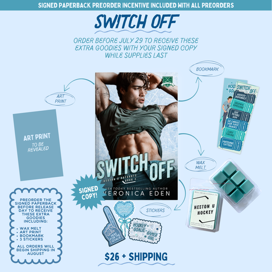 Switch Off Model Edition Signed Paperback PREORDER