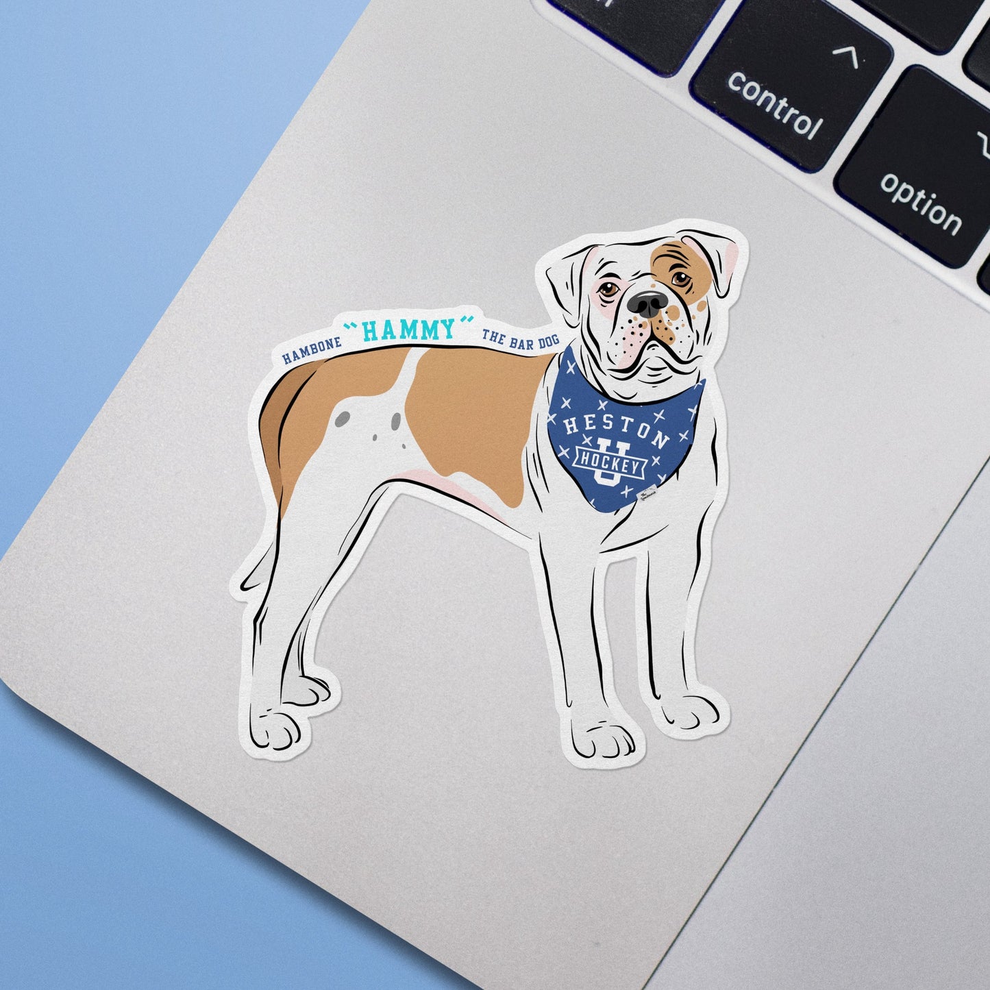 Hammy the Bar Dog Sticker