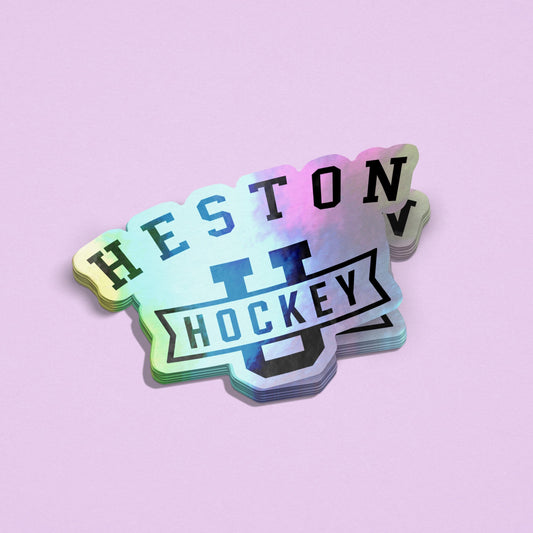 Heston U Hockey Holographic Sticker