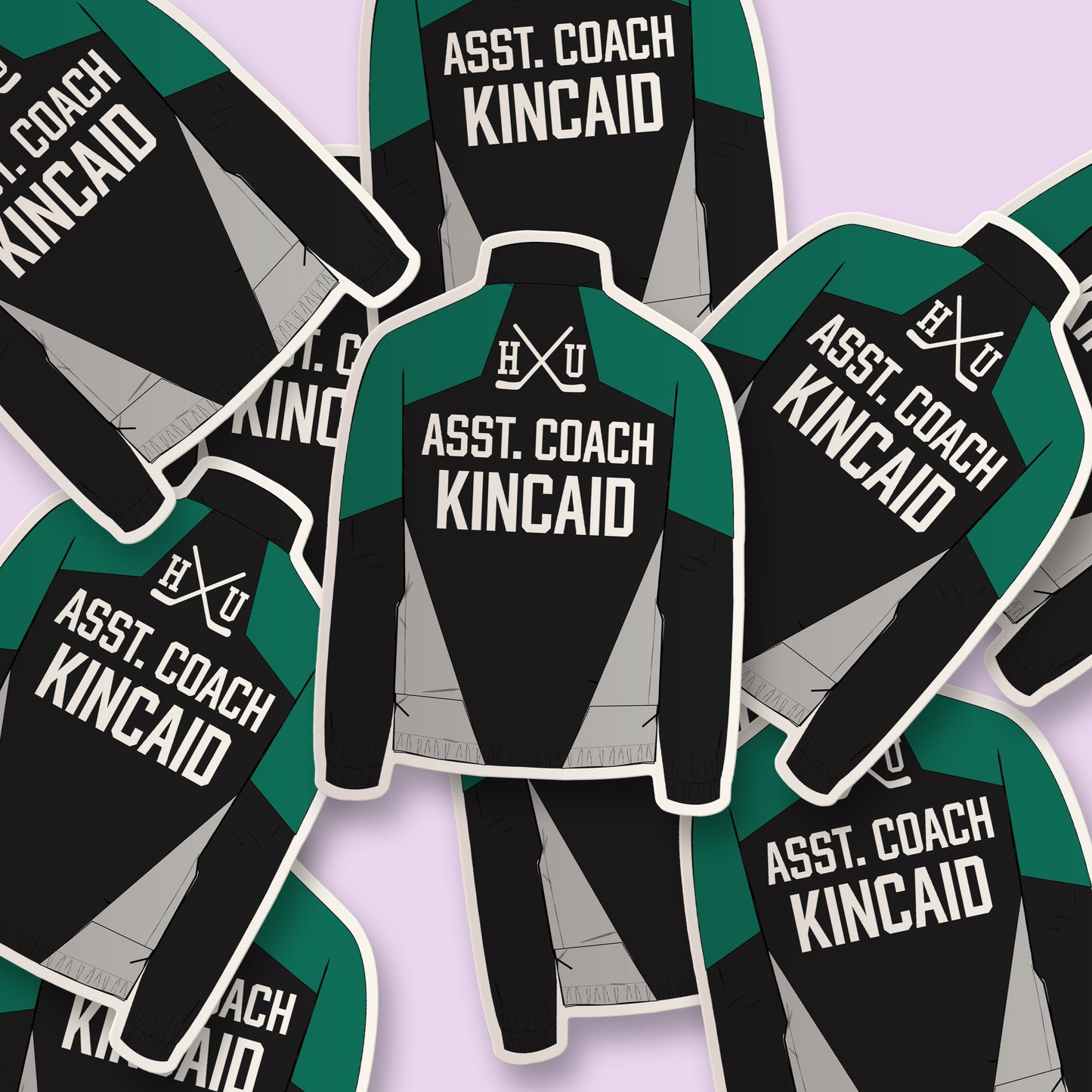 Assistant Coach Kincaid Jacket (Heston U) Sticker