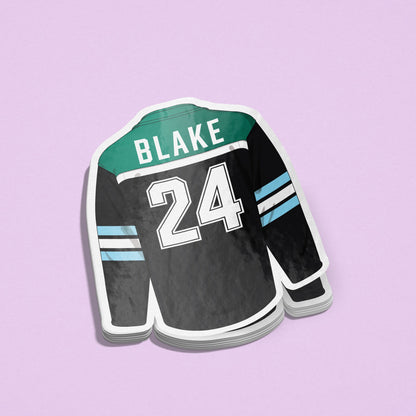 Easton Blake #24 Hockey Jersey Sticker