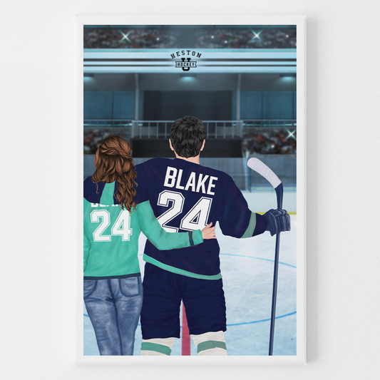 Iced Out Couple Art Print