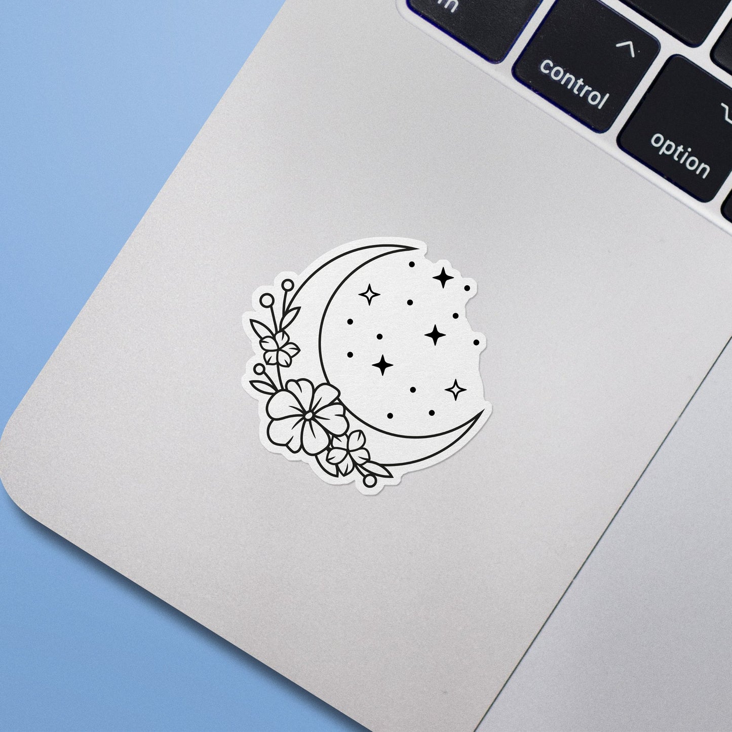 Moon Floral Sticker