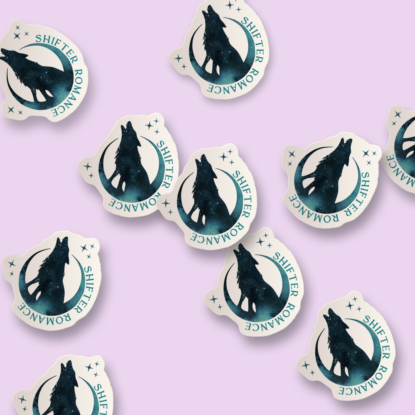 Shifter Romance Crescent Moon Sticker